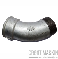 GALV AD 1/2 BEND 45 gr. 2 1/2"