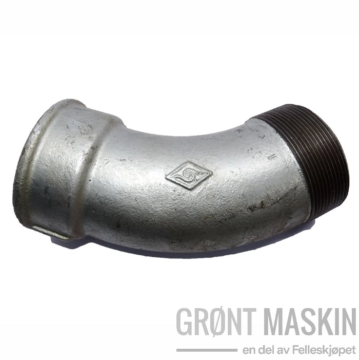 GALV AD 1/2 BEND 45 gr. 2 1/2"